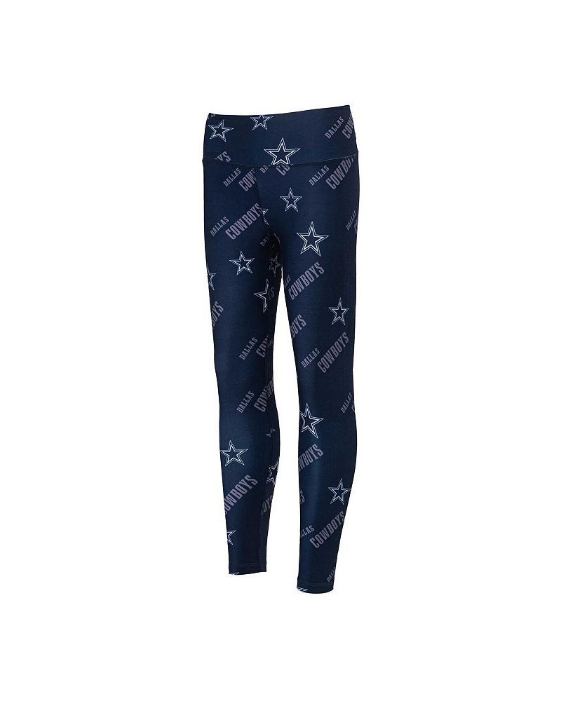 Women's Navy Dallas Cowboys Breakthrough Allover Print Leggings Navy $25.48 Pants