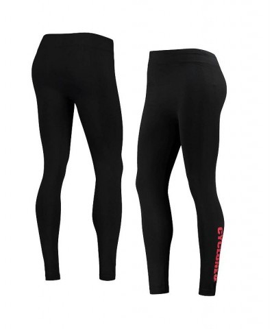 Women's Black Iowa State Cyclones Fleece Lined 2.0 Leggings Black $22.79 Pants