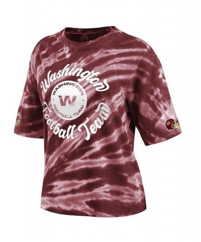 Women's Burgundy Washington Football Team Tie-Dye T-shirt Burgundy $23.10 Tops