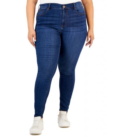 Trendy Plus Size Mid Rise Infinite Stretch Dawson Super-Skinny Jeans Governor $13.20 Jeans