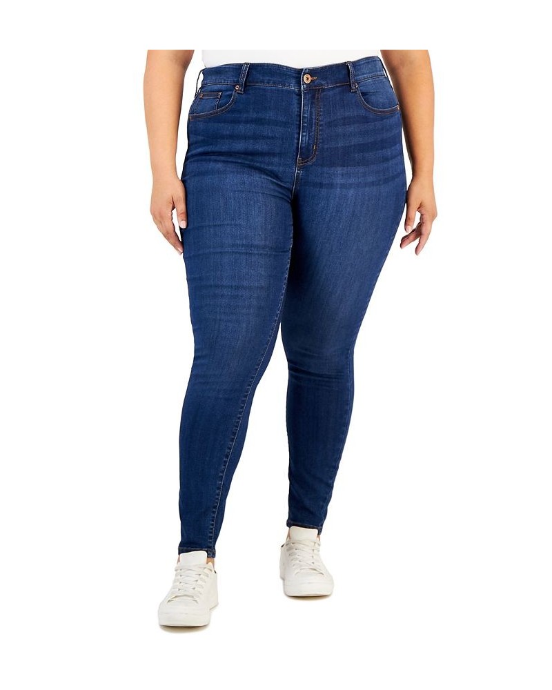 Trendy Plus Size Mid Rise Infinite Stretch Dawson Super-Skinny Jeans Governor $13.20 Jeans