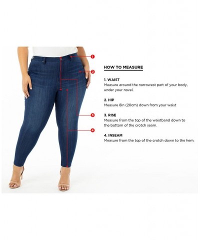 Trendy Plus Size Mid Rise Infinite Stretch Dawson Super-Skinny Jeans Governor $13.20 Jeans