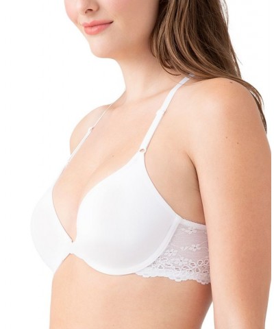 Women's Inspired Eyelet Front Close Bra 953219 White $22.12 Bras