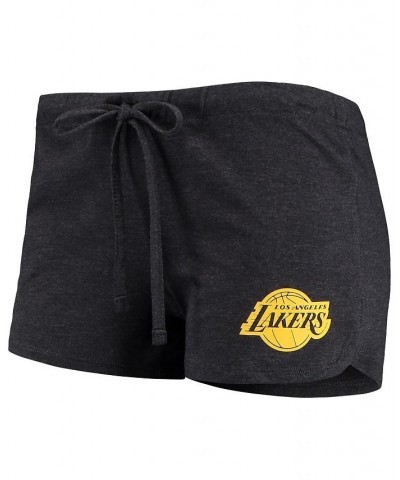 Women's Charcoal Los Angeles Lakers Billboard Tank Top and Shorts Sleep Set Charcoal $20.50 Pajama