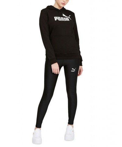 Women's Essentials Logo Fleece Sweatshirt Hoodie Black $20.72 Sweatshirts