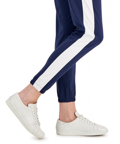 Women's Tricot Colorblocked Joggers Indigo Sea $16.96 Pants