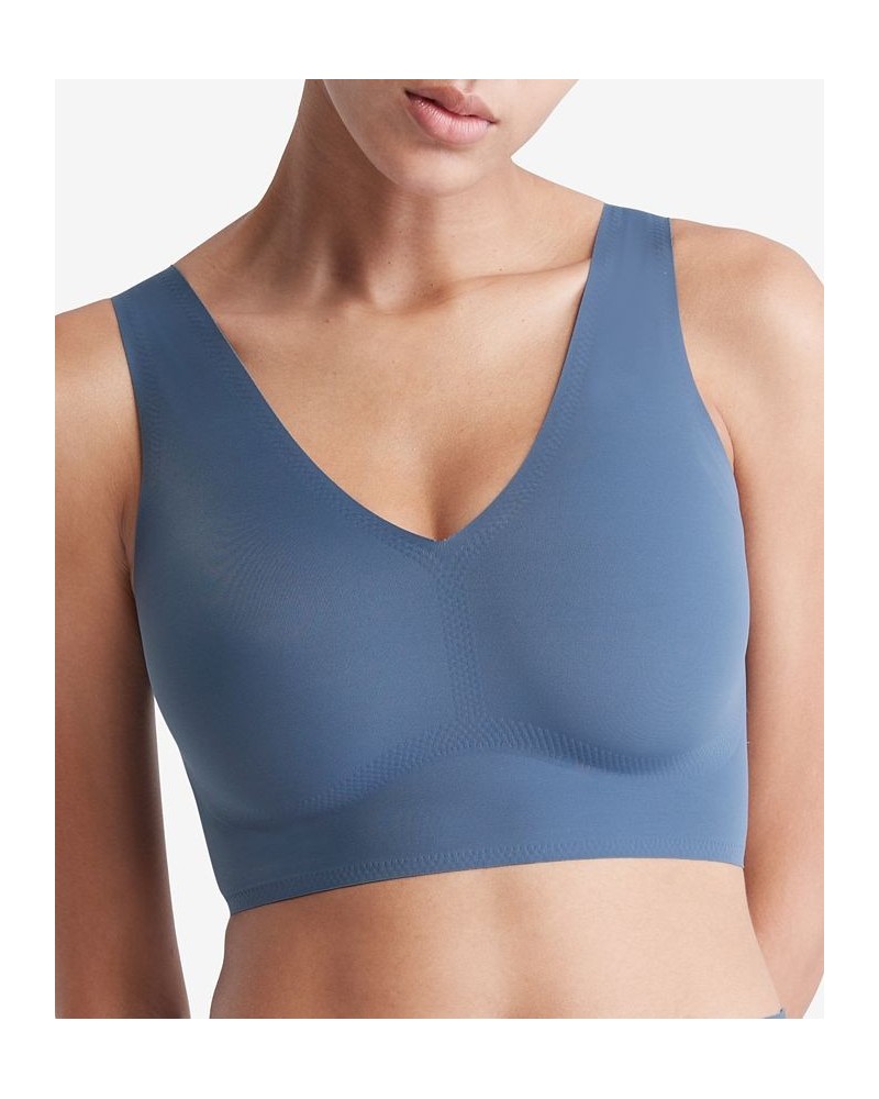 Invisibles Comfort V-Neck Comfort Bralette QF4708 Blue Edge $20.18 Bras