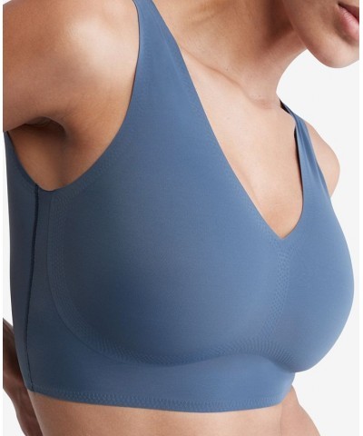 Invisibles Comfort V-Neck Comfort Bralette QF4708 Blue Edge $20.18 Bras