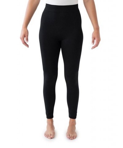 Women's Fleece Lined Leggings Black $17.00 Pants