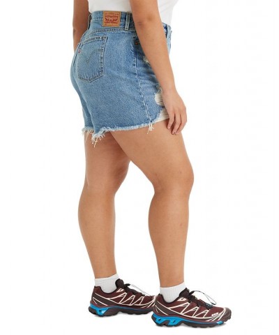 Trendy Plus Size 501 Denim Shorts Quiet Riot $32.39 Shorts