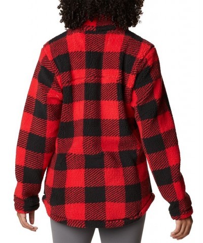 Women's West Bend Full Zip Fleece Jacket Red Lily Check $31.20 Jackets