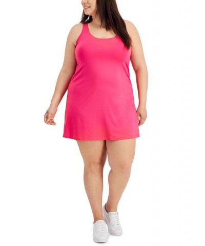 Plus Size Performance Dress Fiery Pink $12.51 Dresses