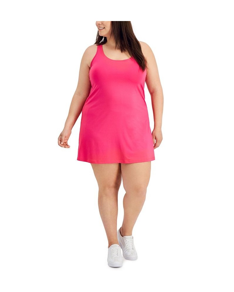 Plus Size Performance Dress Fiery Pink $12.51 Dresses