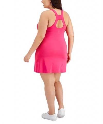 Plus Size Performance Dress Fiery Pink $12.51 Dresses