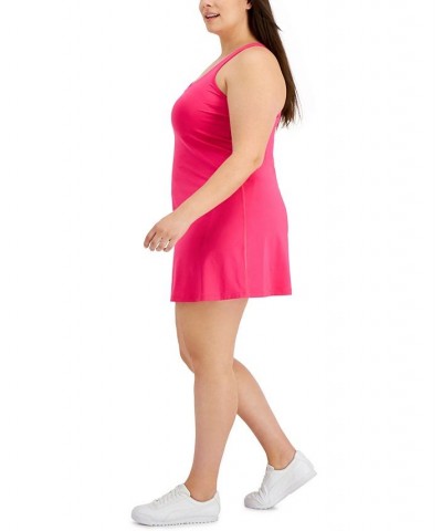 Plus Size Performance Dress Fiery Pink $12.51 Dresses