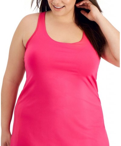 Plus Size Performance Dress Fiery Pink $12.51 Dresses