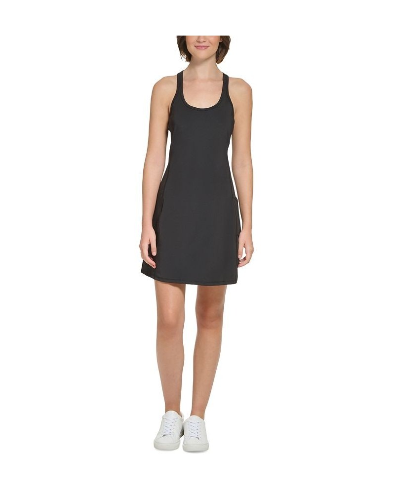 Women's Racerback Tank Dress Black $42.14 Dresses