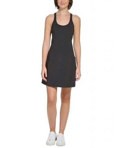 Women's Racerback Tank Dress Black $42.14 Dresses