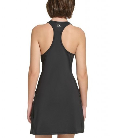 Women's Racerback Tank Dress Black $42.14 Dresses