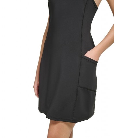 Women's Racerback Tank Dress Black $42.14 Dresses