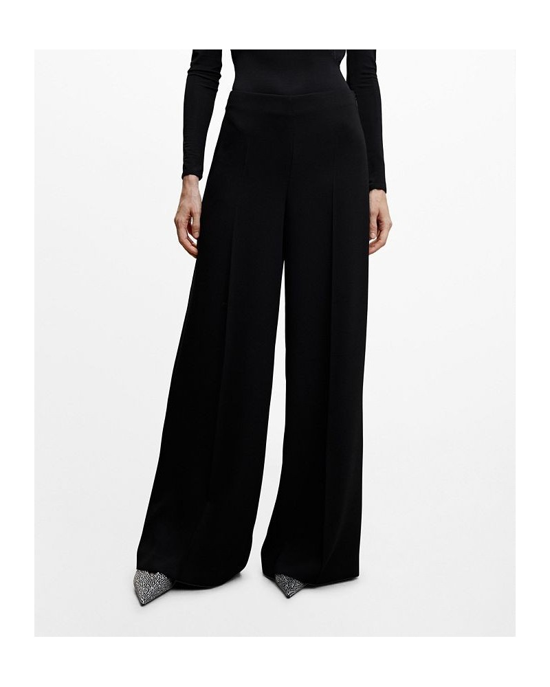 Women's High-Waist Palazzo Pants Black $44.10 Pants