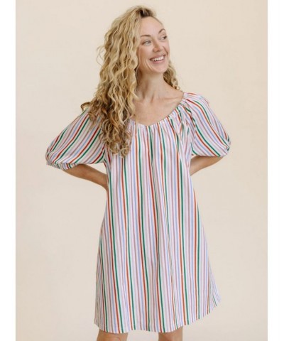 Women's Parker House Dress Paloma stripe $42.48 Sleepwear