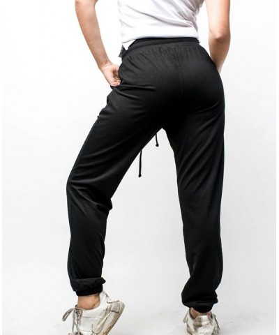 Women's Reneu Earth Drawstring Sweat Pants Black $34.00 Pants