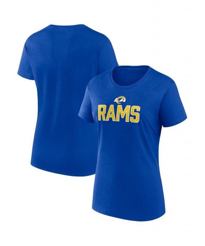 Women's Branded Royal Los Angeles Rams Fundamental Base T-shirt Royal $19.94 Tops