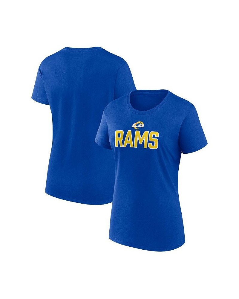 Women's Branded Royal Los Angeles Rams Fundamental Base T-shirt Royal $19.94 Tops