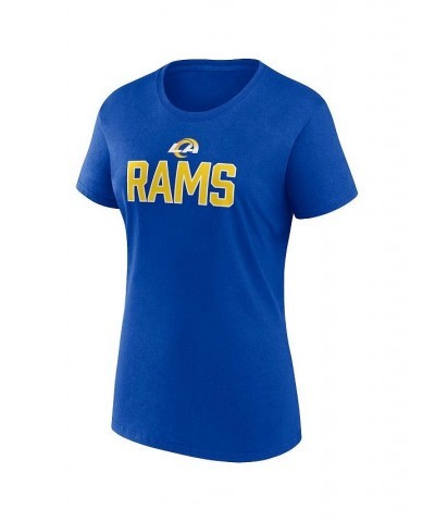 Women's Branded Royal Los Angeles Rams Fundamental Base T-shirt Royal $19.94 Tops