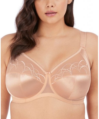 Cate Full Figure Underwire Lace Cup Bra EL4030 Online Only Latte $33.84 Bras