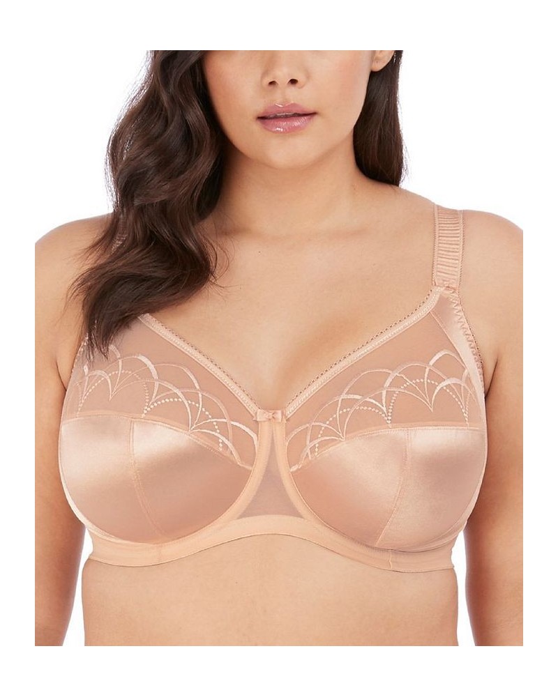 Cate Full Figure Underwire Lace Cup Bra EL4030 Online Only Latte $33.84 Bras