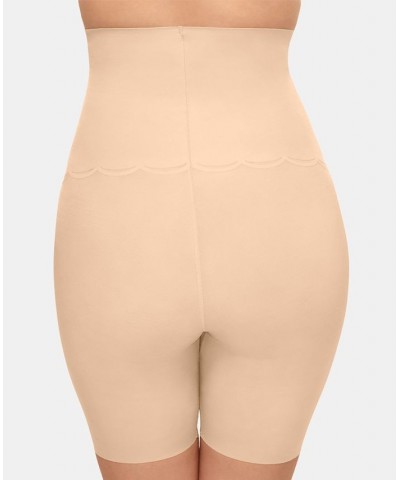 Women's Inside Edit Firm Tummy-Control High Waist Thigh Slimmer 808307 Tan/Beige $36.08 Shapewear