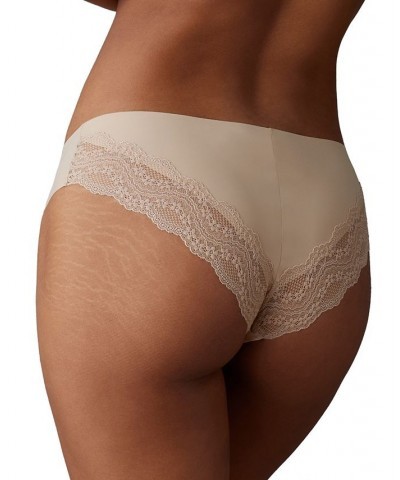 Women's b.bare Cheeky Lace-Trim Hipster Underwear 976367 White $9.75 Panty