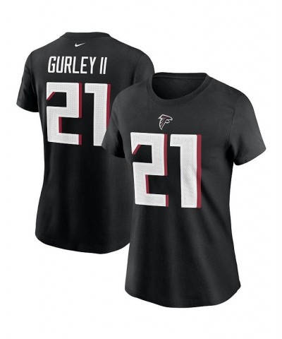Women's Todd Gurley II Black Atlanta Falcons Name Number T-shirt Black $21.60 Tops