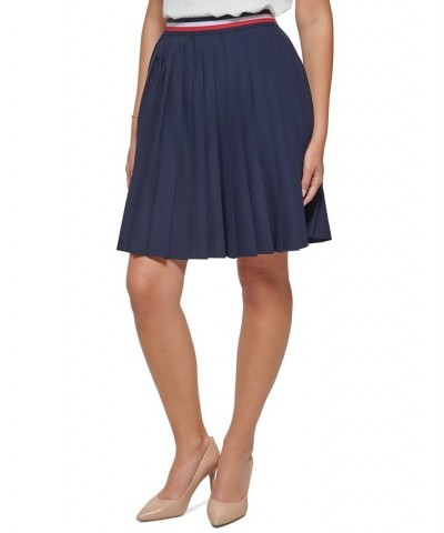 Women's Iconic Pleated Commuter A-Line Skirt Midnight $43.56 Skirts