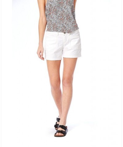 Juniors' Darcy Stretch Twill Shorts White $14.57 Shorts