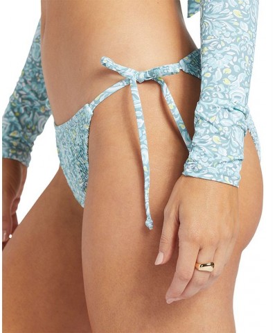 Women's Seaside Tropics Smocked Cheeky Bottoms Tourmaline Pretty Paisley $35.20 Swimsuits