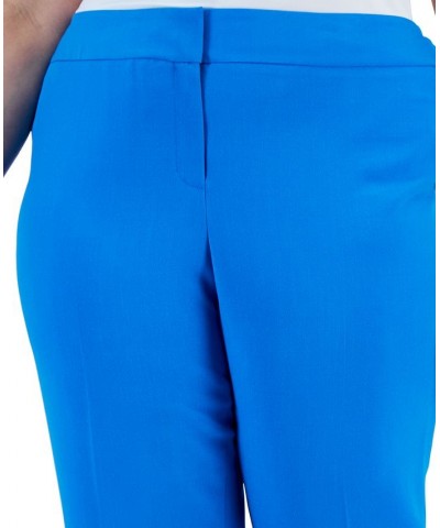 Plus Size Stretch Crepe Mid-Rise Ankle Pants Riviera $29.69 Pants