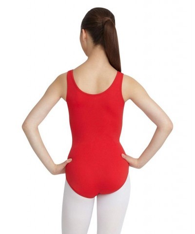 Tank Leotard Red $15.51 Tops