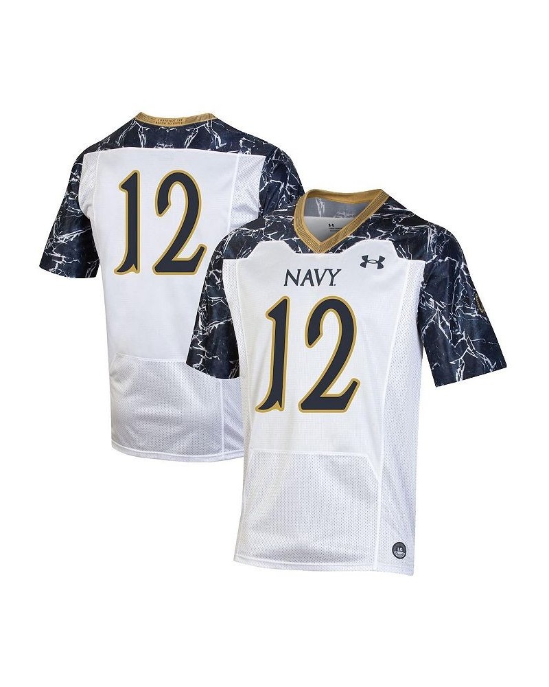 Women's 12 White Navy Navy Midshipmen 175 Years Special Game Replica Jersey White, Navy $53.99 Jersey