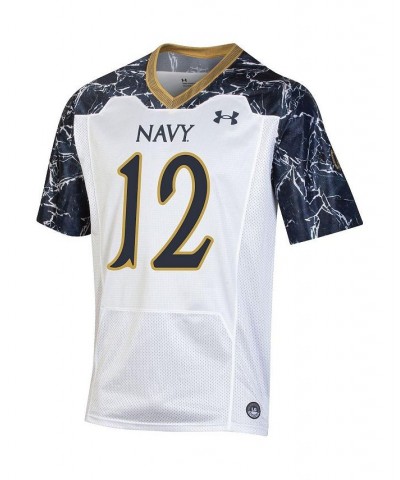 Women's 12 White Navy Navy Midshipmen 175 Years Special Game Replica Jersey White, Navy $53.99 Jersey