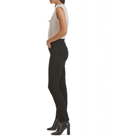 by 7 For All Mankind Women's Mid-Rise Slim Straight-Leg Jeans Blkdestry $34.70 Jeans