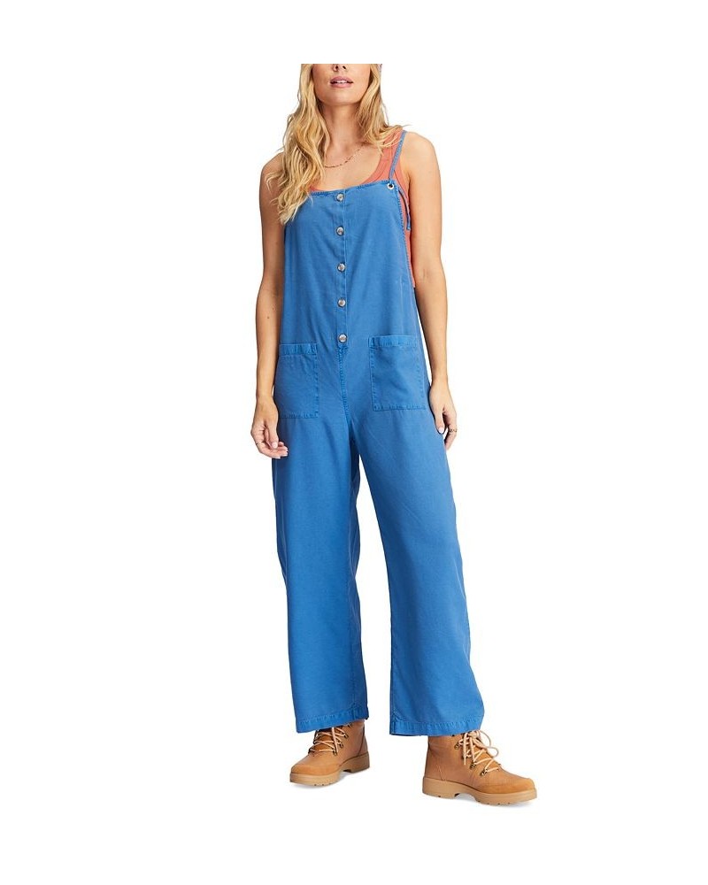 Juniors' Beach Cruiser Overalls Indigo Love $26.38 Pants