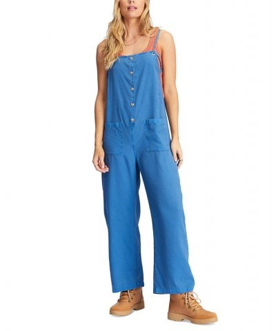 Juniors' Beach Cruiser Overalls Indigo Love $26.38 Pants