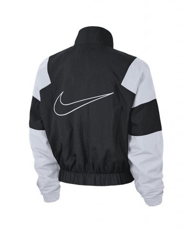 Women's Black Brooklyn Nets Courtside Full-Zip Jacket Black $53.90 Jackets