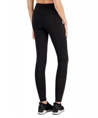 Petite Compression Pocket Full-Length Leggings Deep Black $12.38 Pants