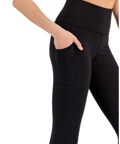 Petite Compression Pocket Full-Length Leggings Deep Black $12.38 Pants