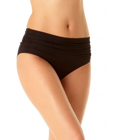 Ruched Tankini & High-Waist Bikini Bottoms Black $28.00 Swimsuits