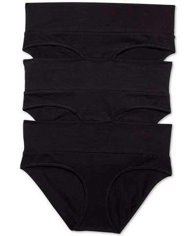 Maternity Fold-Over Panties (3 Pack) Black Multi Pack $12.32 Panty